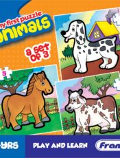 4 Pcs Jigsaw Puzzle – Dog (Frank)