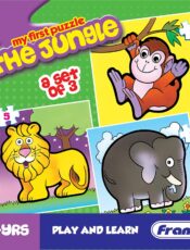 4 Pcs Jigsaw Puzzle – Monkey (Frank)