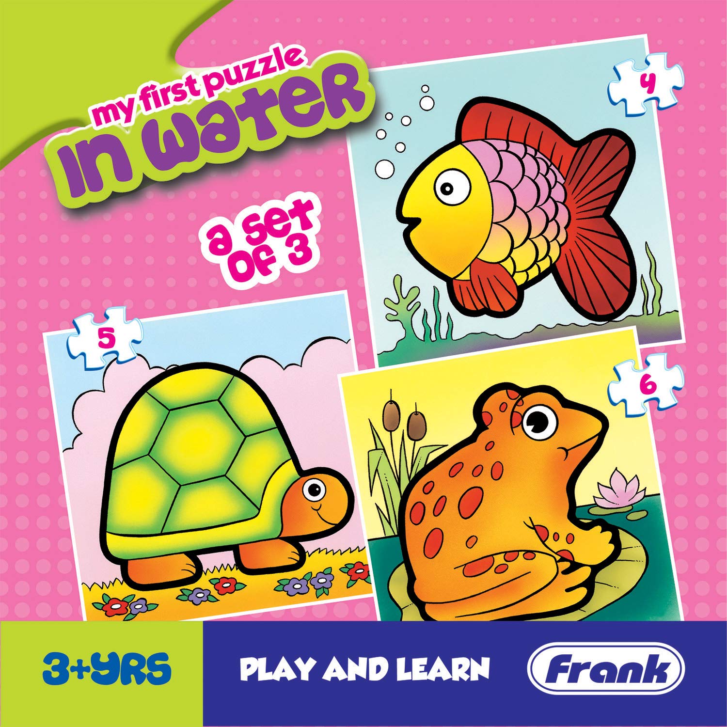 4 Pcs Jigsaw Puzzle – Fish (Frank)